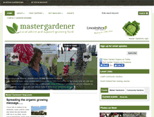 Tablet Screenshot of lincolnshire.mastergardeners.org.uk
